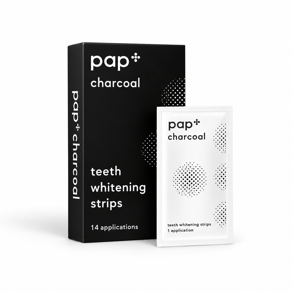 PAP Charcoal Whitening Strips - Activated Charcoal